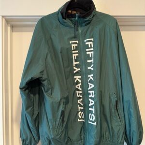 FIFTY KARATS “MAKE MONEY NOT FRIENDS” JACKET (LIKE NEW) - Men’s L